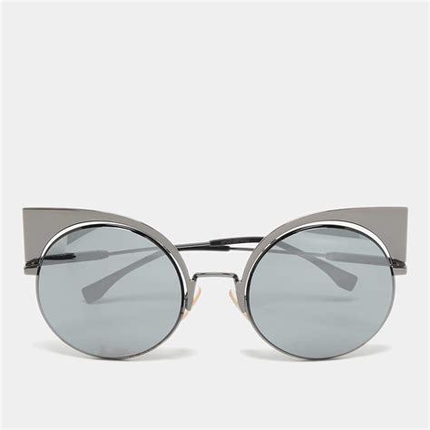 fendi ff 0177 s|FENDI Eyeshine Sunglasses FF 0177/S Black .